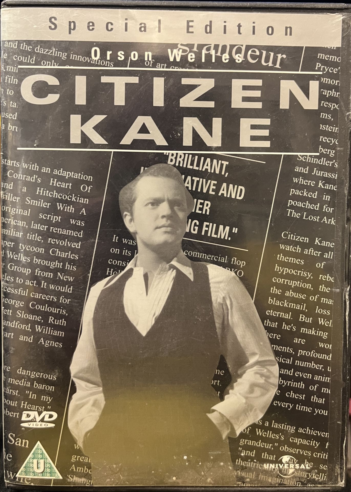 CITIZEN KANE - ORSON WELLES - 2 DVD SPECIAL EDITION 2.EL TÜRKÇE ALTYAZI YOKTUR