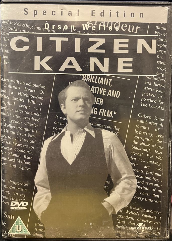 CITIZEN KANE - ORSON WELLES - 2 DVD SPECIAL EDITION 2.EL TÜRKÇE ALTYAZI YOKTUR
