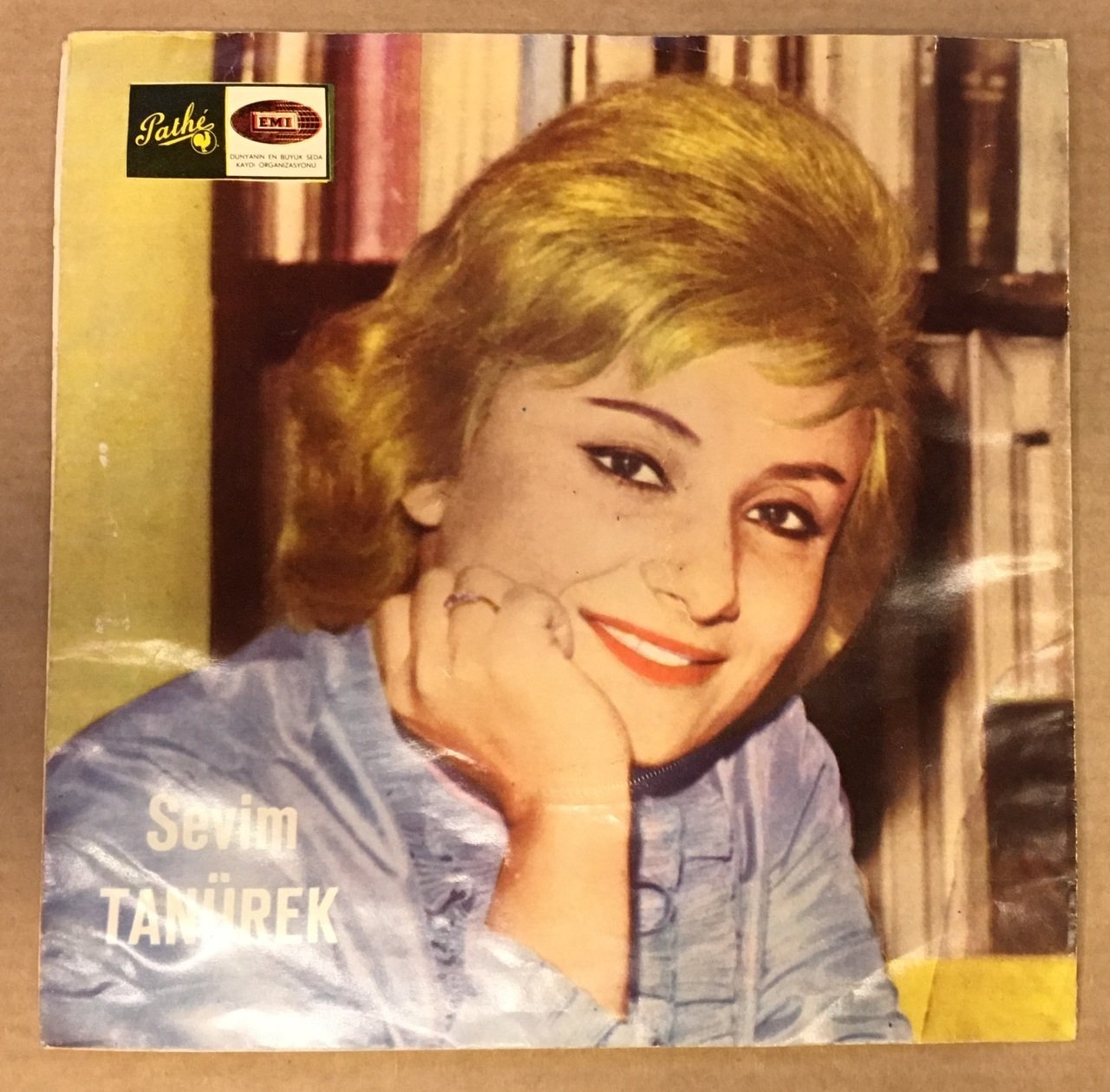 SEVİM TANÜREK PATHE 45LİK KAPAĞI DİKKAT SADECE KAPAKTIR