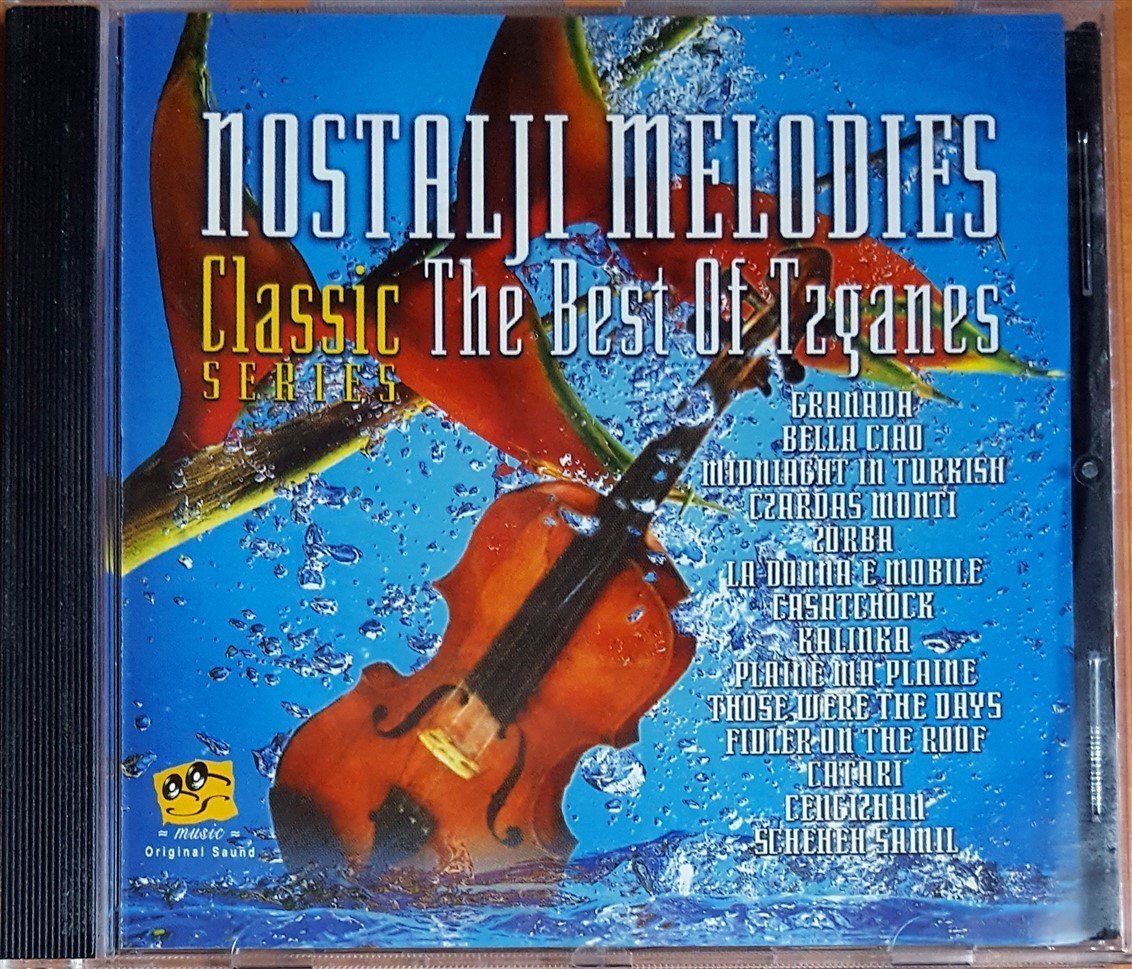 NOSTALJİ MELODIES / THE BEST OF TZGANES CD KARIŞIK ÇİGAN MÜZİĞİ 2.EL