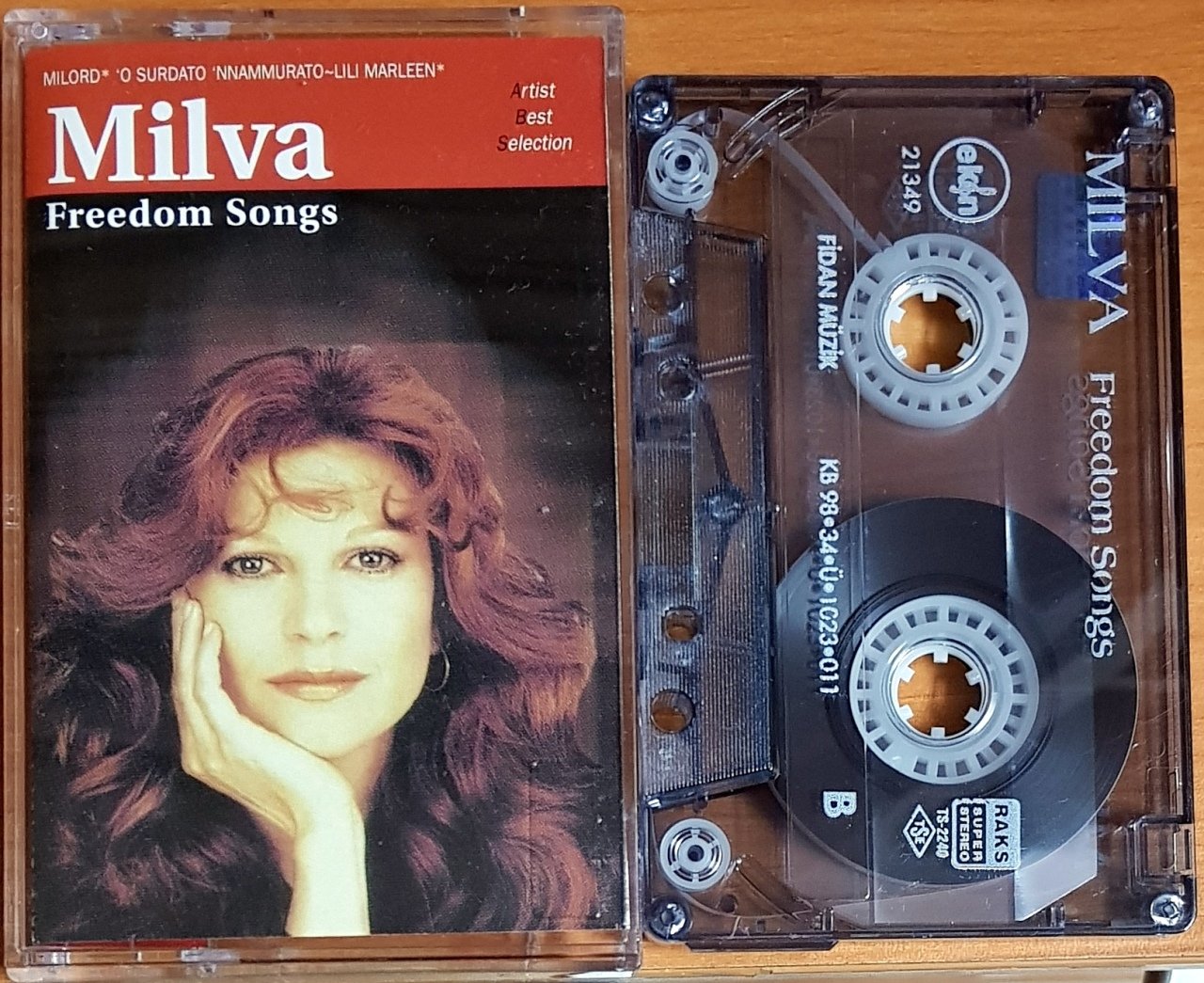 MILVA - FREEDOM SONGS (1998) FİDAN MÜZİK KASET 2.EL