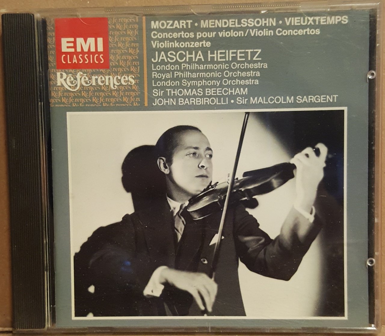 MOZART, MENDELSSOHN, VIEUXTEMPS VIOLIN CONCERTOS, JASCHA HEIFETZ (1934,1949,1947) - CD 2.EL