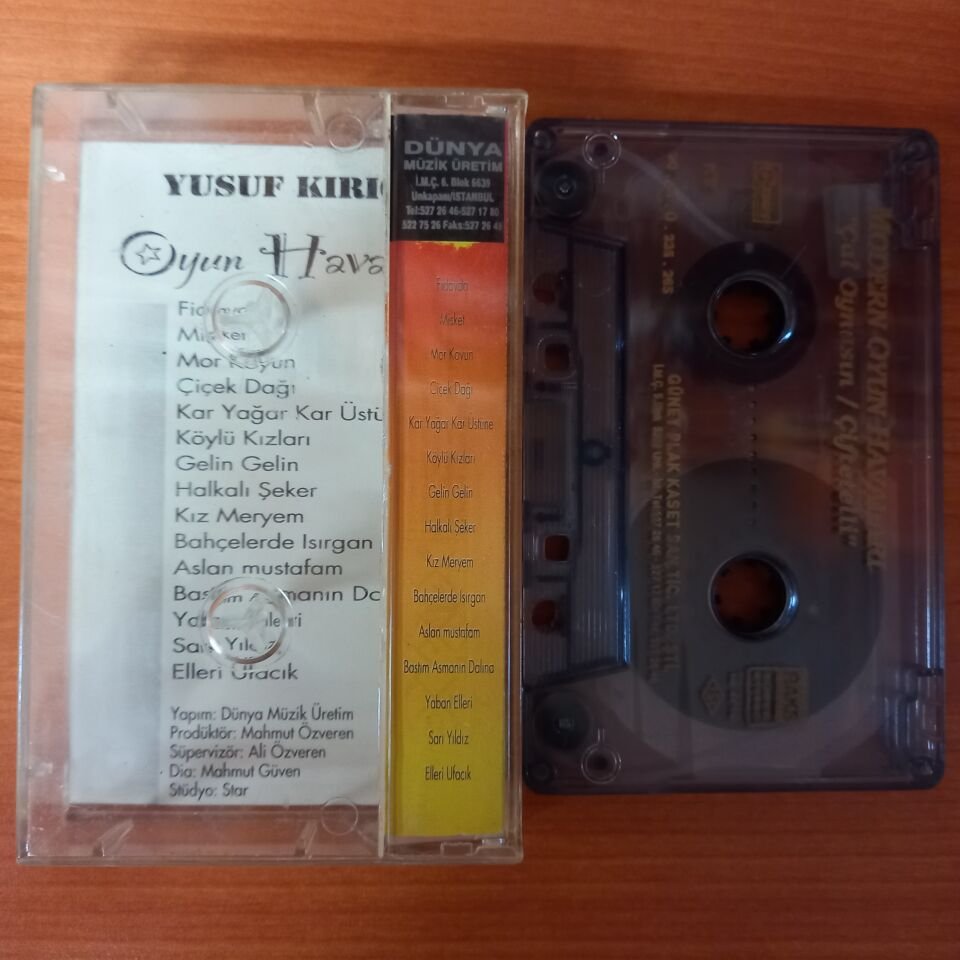 YUSUF KIRICI - OYUN HAVALARI (1990) - KASET 2.EL