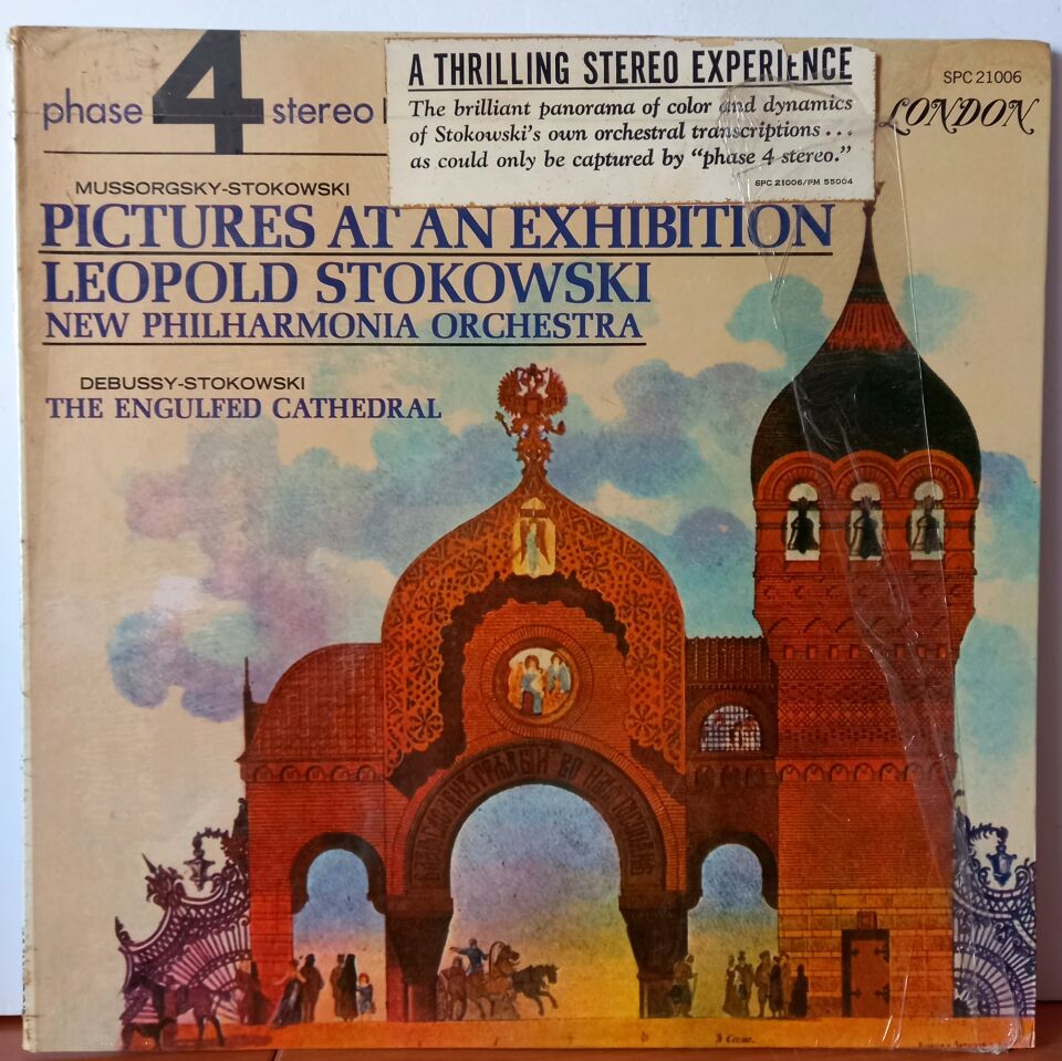 MUSSORGSKY / NEW PHILHARMONIA ORCHESTRA CONDUCTED BY LEOPOLD STOKOWSKI – PICTURES AT AN EXHIBITION / PHASE 4 STEREO SERIES (1965) - LP 2.EL PLAK