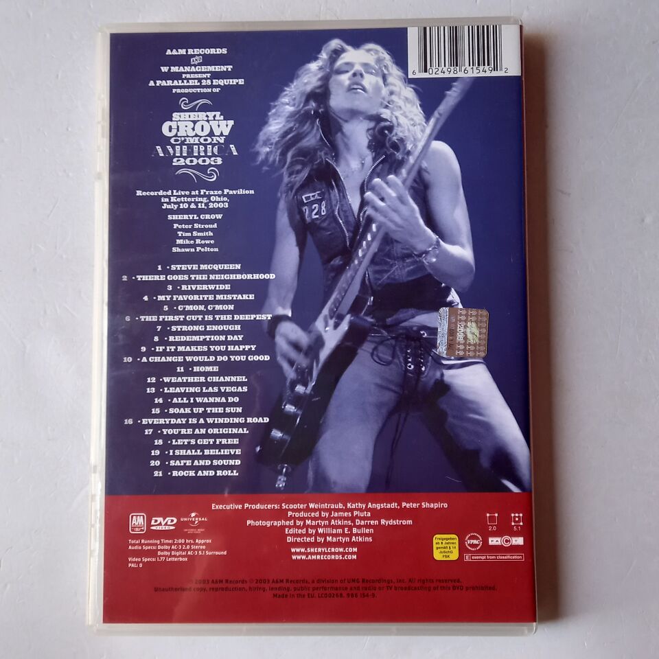SHERYL CROW – C'MON AMERICA 2003 (2004) - DVD 2.EL
