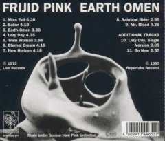 FRIJID PINK - EARTH OMEN (1972) - CD 1995 EDITION 2.EL