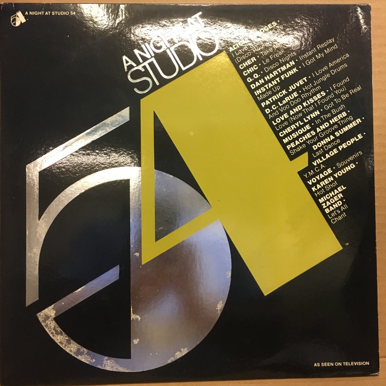 A NIGHT AT STUDIO 54 CHIC DONNA SUMMER INSTANT FUNK CHER .. 1979 2.EL 2PLAK