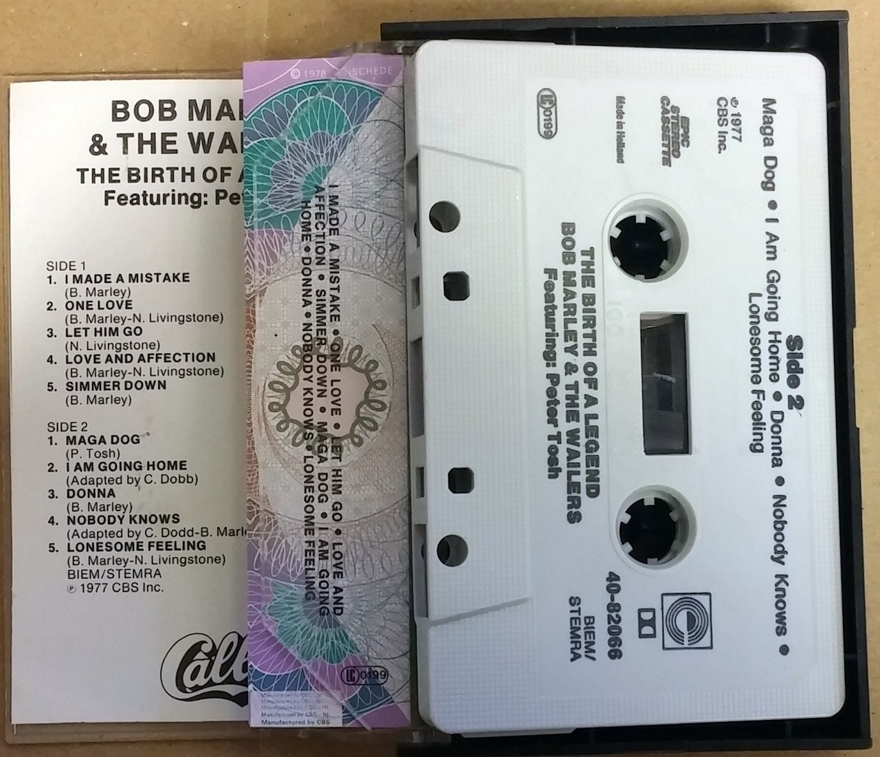 BOB MARLEY & THE WAILERS - BIRTH OF A LEGEND CASSETTE ''USED''