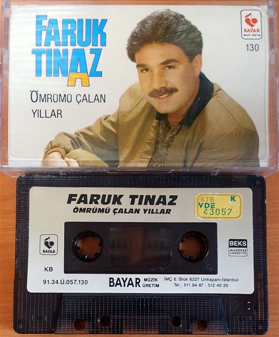 FARUK TINAZ - ÖMRÜMÜ ÇALAN YILLAR KASET 2.EL