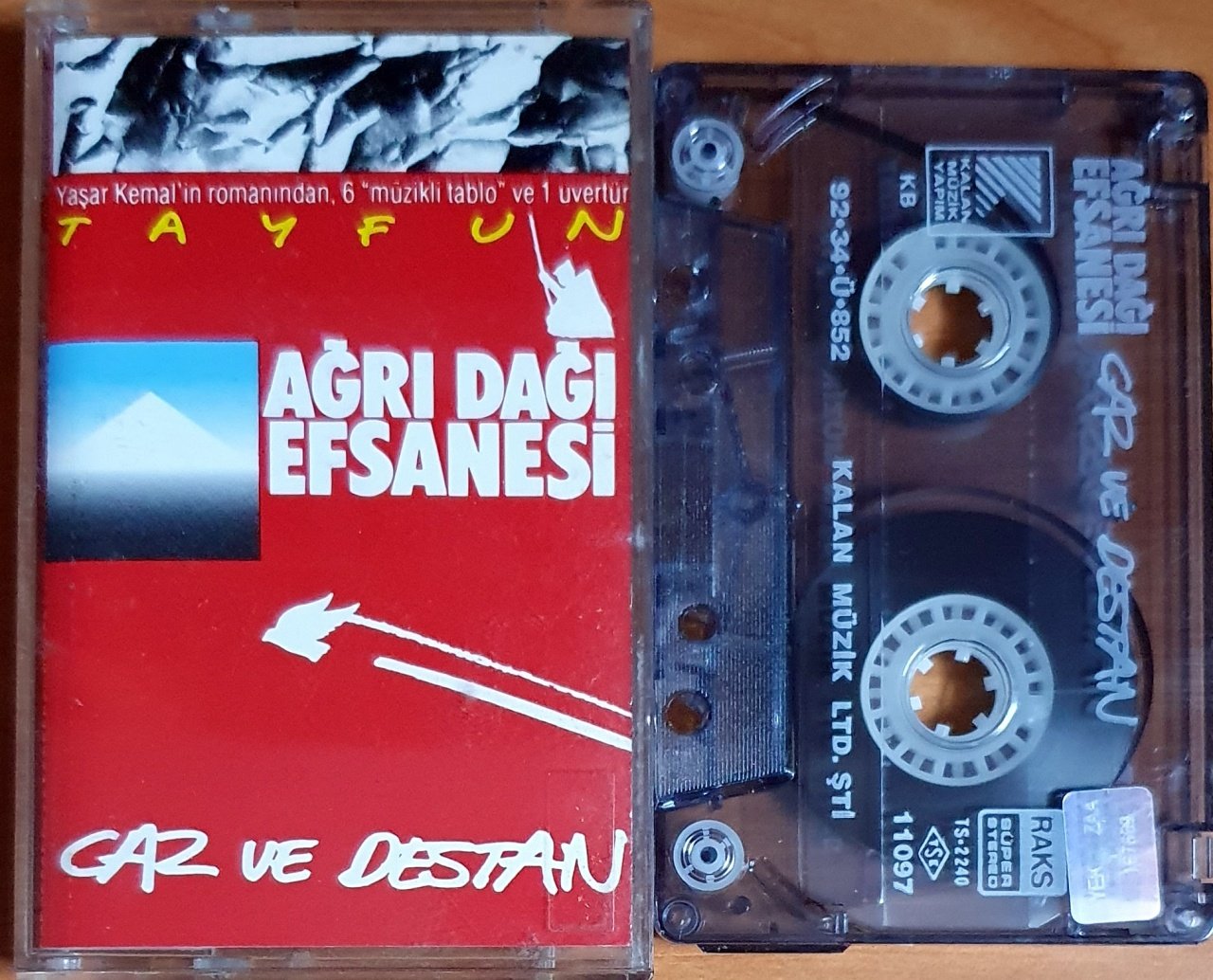 AĞRI DAĞI EFSANESİ / CAZ VE DESTAN (1992) - KASET KALAN MÜZİK 2.EL