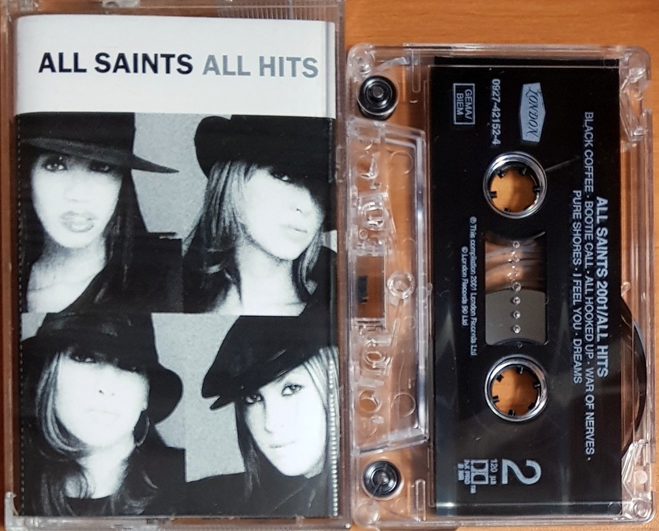 ALL SAINTS - ALL HITS (2001) MADE IN GERMANY KASET 2.EL