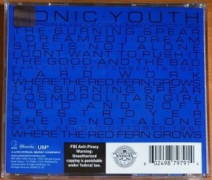 SONIC YOUTH - SONIC YOUTH (1982) - CD REMASTERED 2006 REISSUE 2.EL
