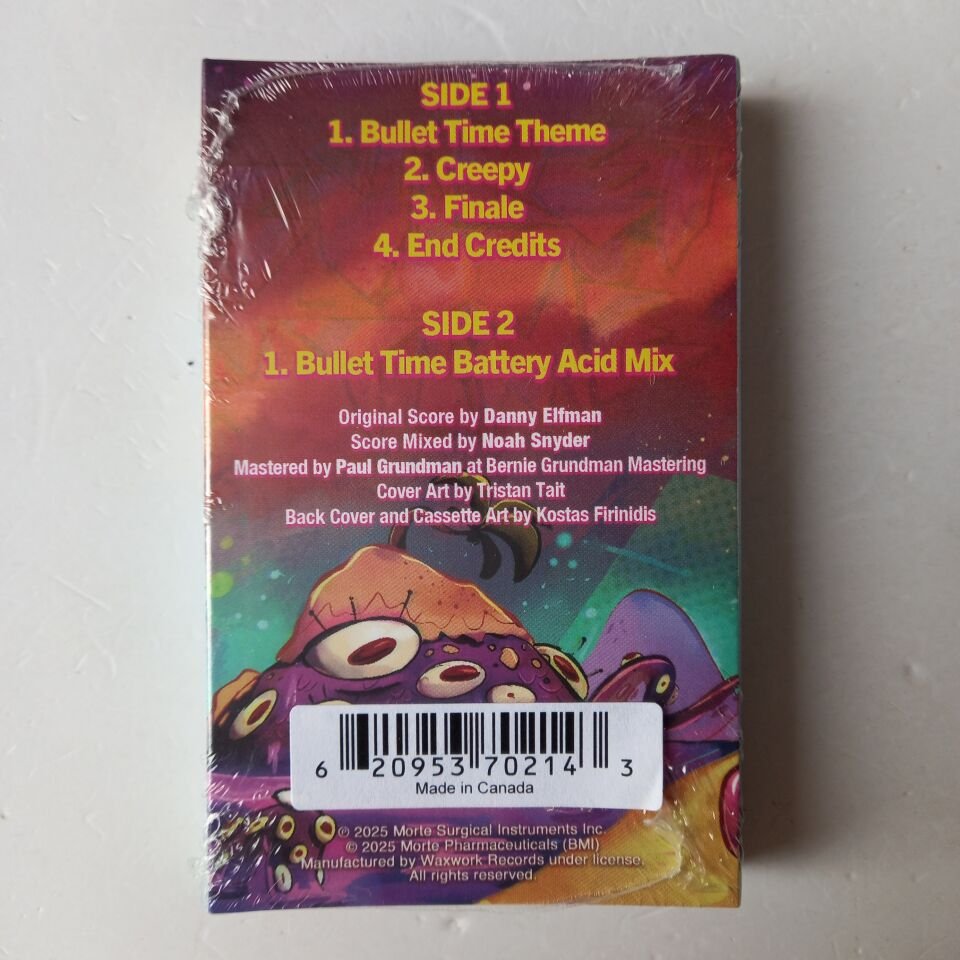 BULLET TIME SOUNDTRACK - DANNY ELFMAN (2025) - KASET SIFIR