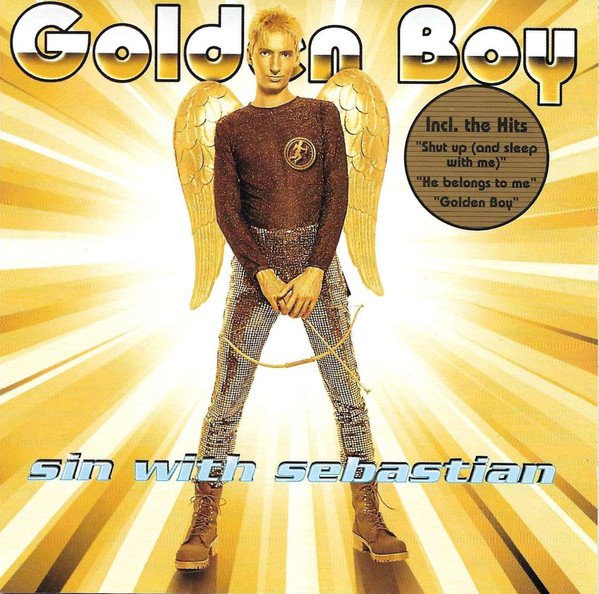 SIN WITH SEBASTIAN - GOLDEN BOY (1995) - CD EURO HOUSE / SYNTH POP SIFIR