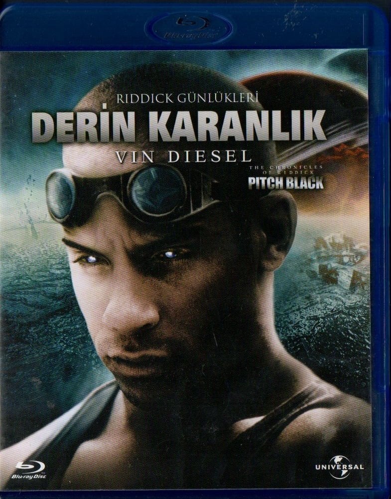 THE CHRONICLES OF RIDDICK - PITCH BLACK - DERİN KARANLIK - VIN DIESEL - BLU-RAY 2.EL