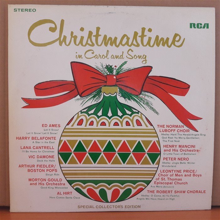 CHRISTMASTIME IN CAROL AND SONG (1968) - LP 2.EL PLAK