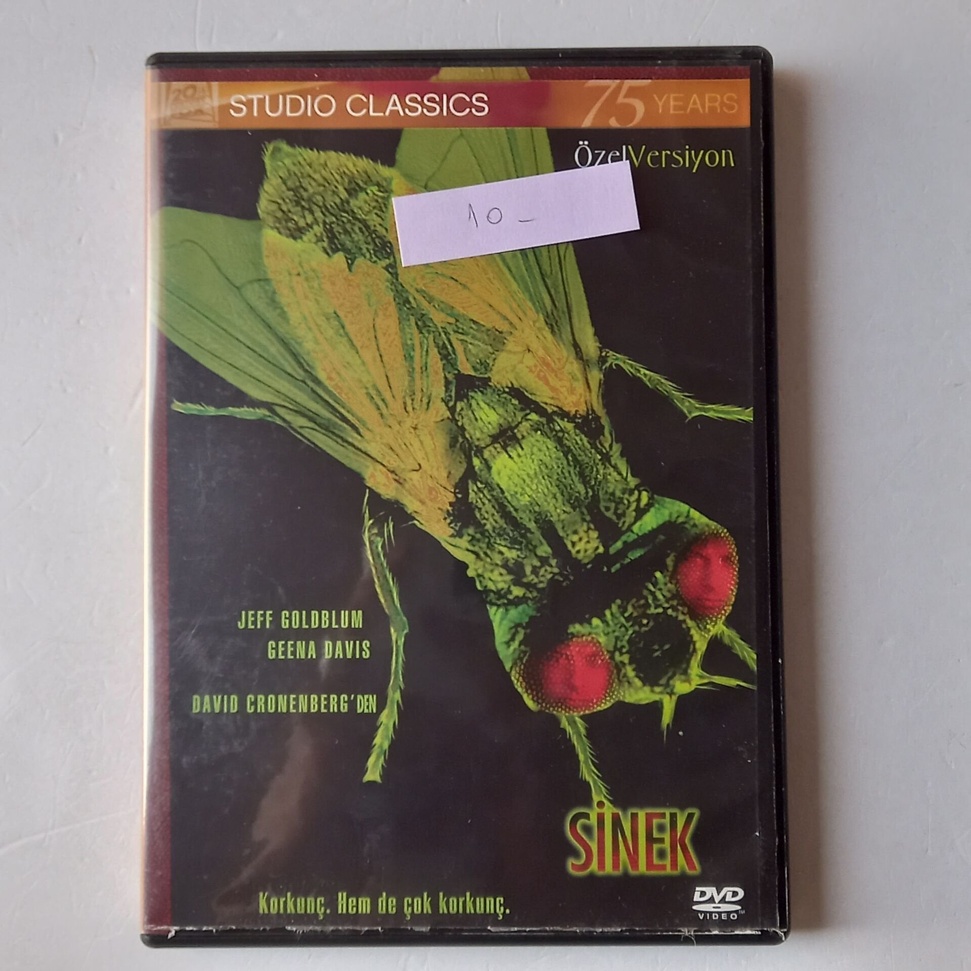 THE FLY / SİNEK - DAVID CRONENBERG, JEFF GOLDBLUM, GEENA DAVIS - DVD 2.BÖLGE 2.EL