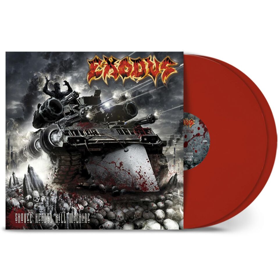 EXODUS - SHOVEL HEADED KILL MACHINE (2005) - 2xLP 2024 RED COLOURED EDITION SIFIR PLAK