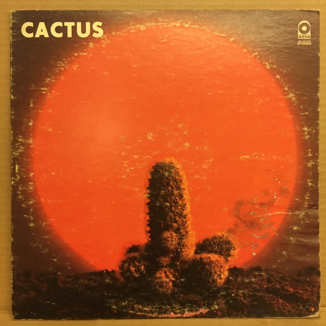 CACTUS - CACTUS 1970 CARMINE AOOICE TIM BOGERT JIM MCARTY 2.EL PLAK
