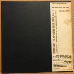 SONGS OF THE SPANISH CIVIL WAR, VOL.1 PETE SEEGER, ERNST BUSCH (1961) 2.EL PLAK