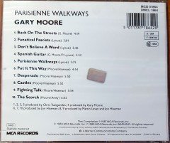 GARY MOORE - PARISIENNE WALKWAYS (1987) MADE IN GERMANY CD 2.EL