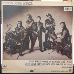 ELTON JOHN - LEATHER JACKETS (1986) - 2.EL YERLİ BASKI PLAK