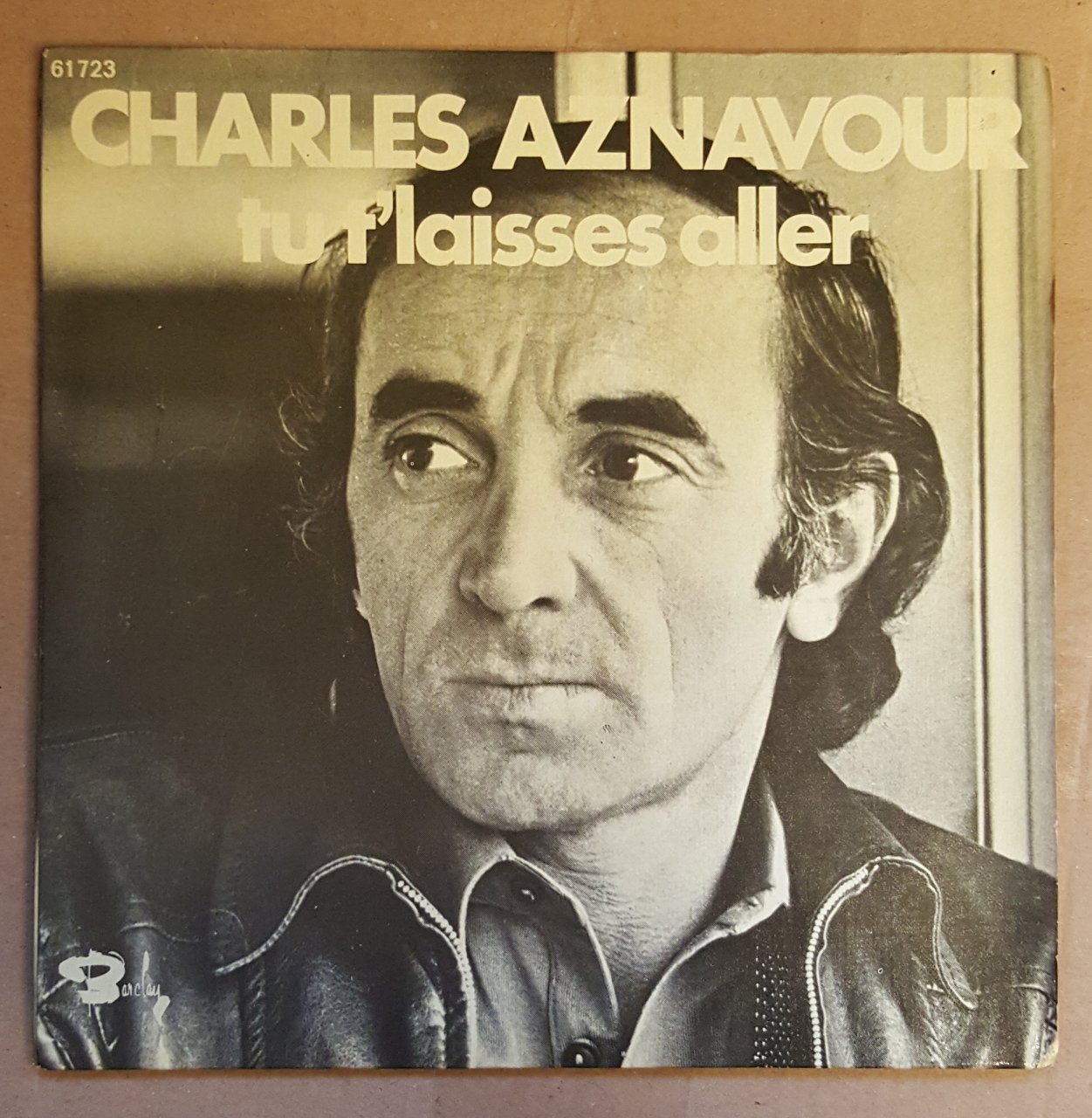 CHARLES AZNAVOUR - TU T'LAISSES ALLER / LES 2 GUITARS (1973) - 7'' 45 DEVİR SINGLE PLAK