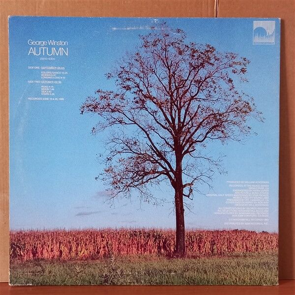 GEORGE WINSTON – AUTUMN (1980) - LP 2.EL PLAK
