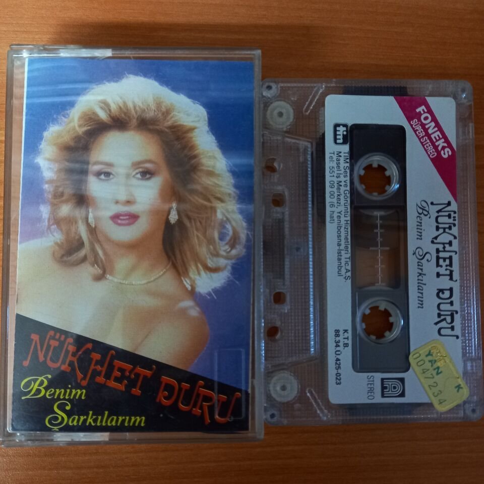 NÜKHET DURU - BENİM ŞARKILARIM (1988) - KASET 2.EL
