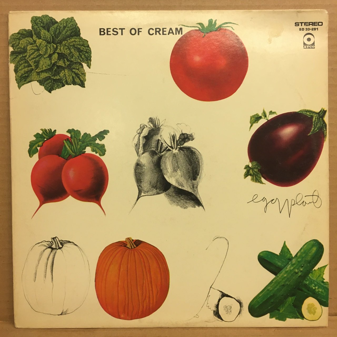 CREAM - BEST OF 1969 ERIC CLAPTON GINGER BAKER 2.EL PLAK