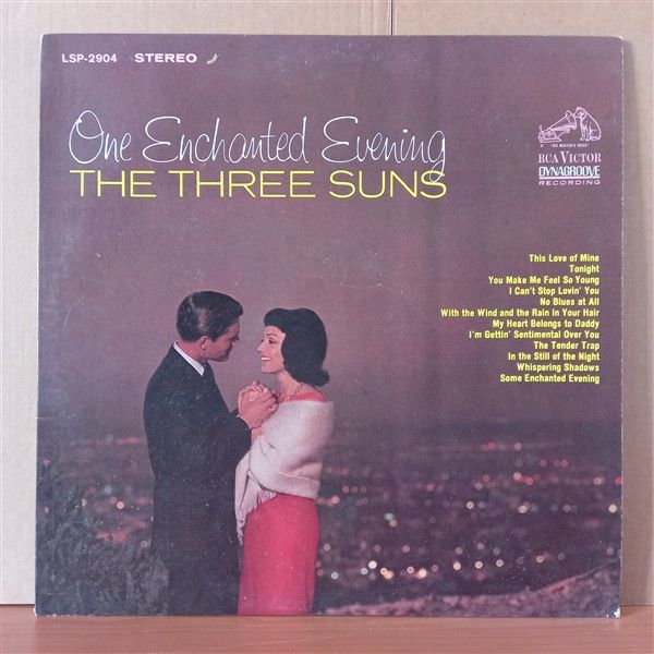 THE THREE SUNS – ONE ENCHANTED EVENING (1964) - LP 2.EL PLAK
