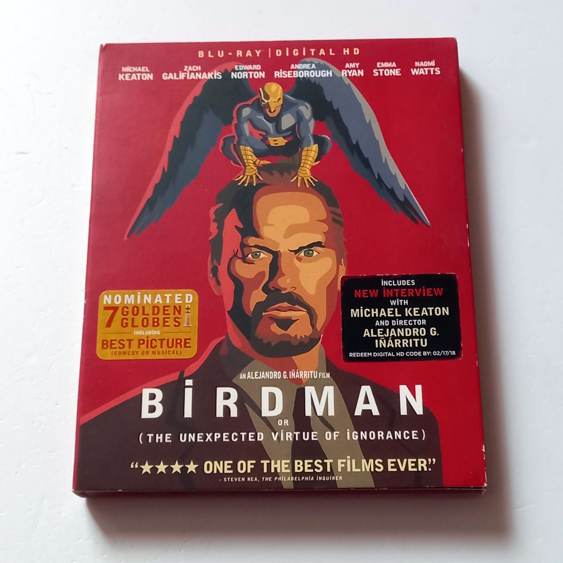 BIRDMAN - MICHAEL KEATON, EMMA STONE, EDWARD NORTON - YÖN.: ALEJANDRO G. INARRITU - BLU-RAY SLIPCOVER REGION A2.EL TR ALTYAZI YOKTUR