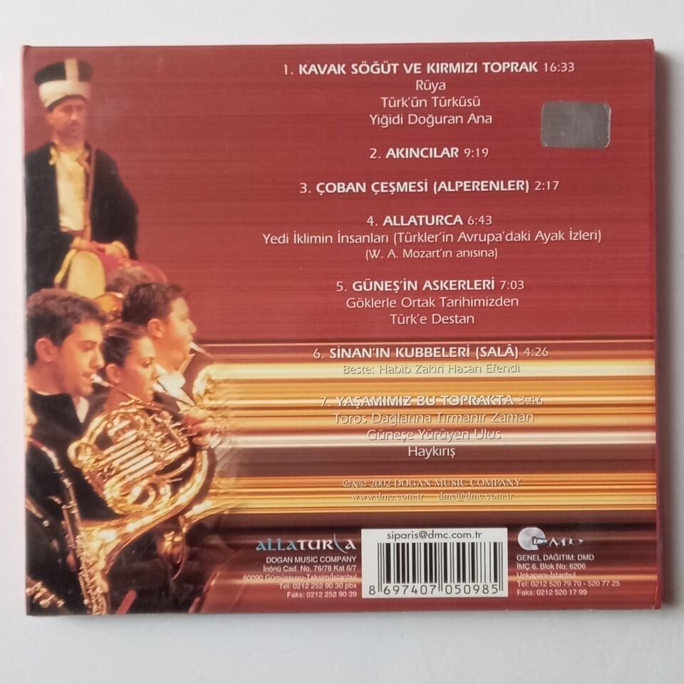 TULUYHAN UĞURLU – SYMPHONY TURK / SENFONİ TÜRK / BÜYÜK TÜRKİYE SENFONİSİ (2002) - CD 2.EL