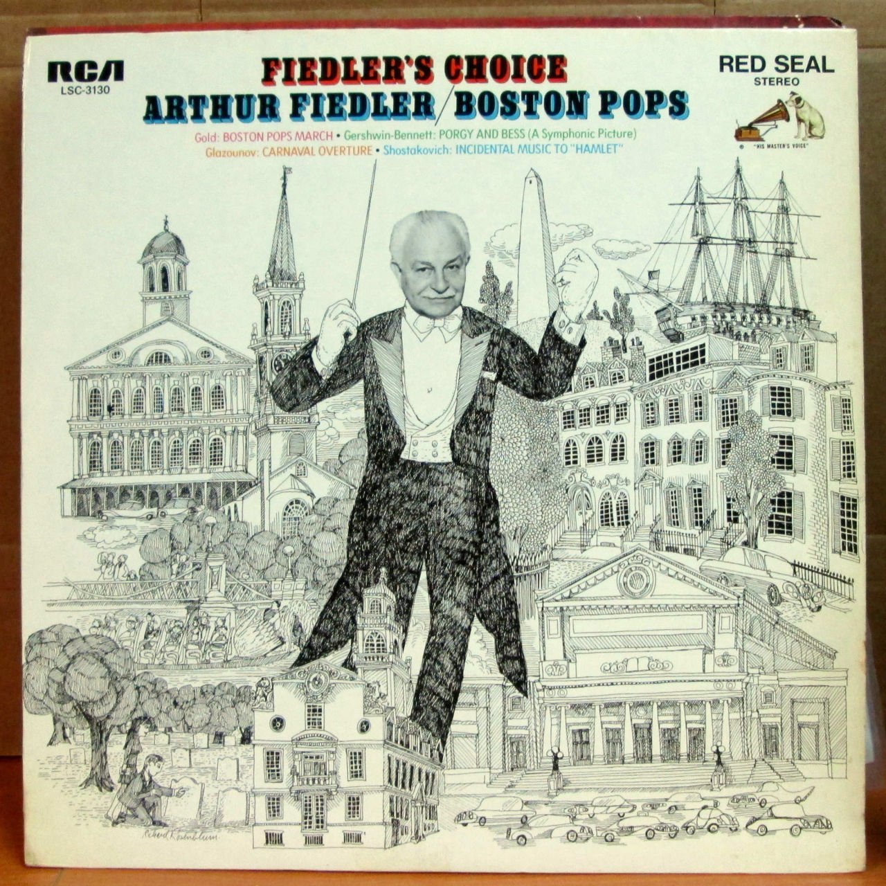 BOSTON POPS A. FIEDLER FIEDLER'S CHOICE LP 2.EL