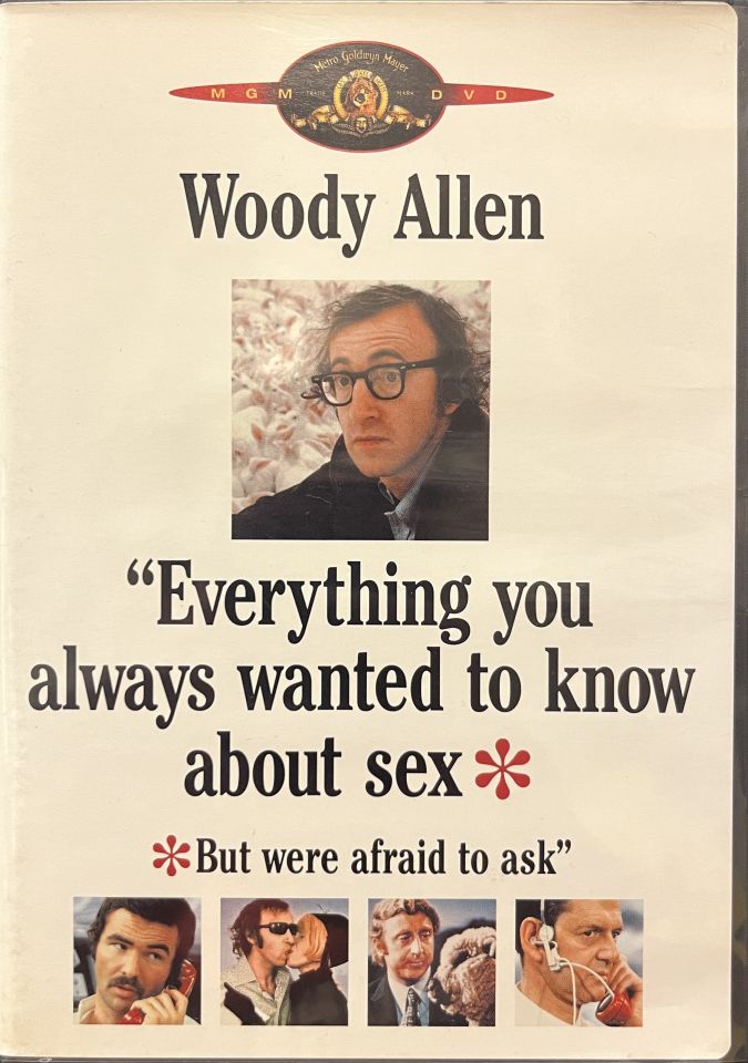 EVERYTHING YOU ALWAYS WANTED TO KNOW ABOUT SEX BUT WERE AFRAID TO ASK - WOODY ALLEN - DVD 2.EL 1.BÖLGE TÜRKÇE ALTYAZI YOKTUR