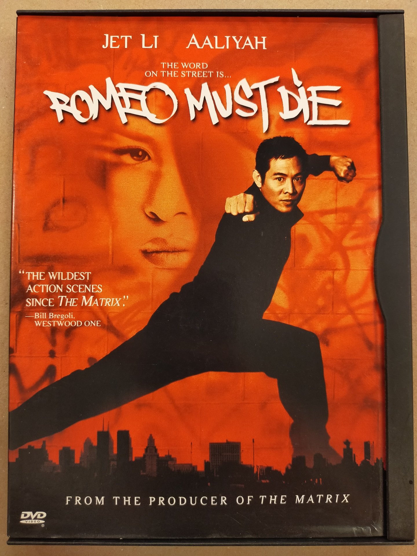 ROMEO MUST DIE - JET LI - AALIYAH - SNAPCASE DVD 2.EL