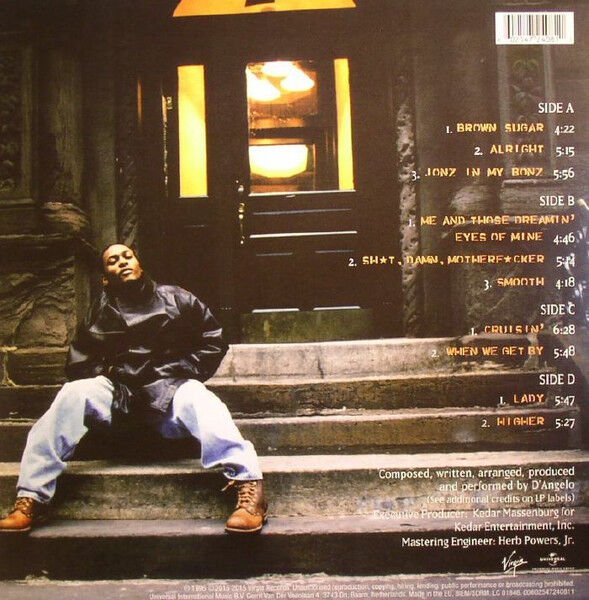 D'ANGELO – BROWN SUGAR (1995) - 2LP VINYL 2015 REISSUE SIFIR PLAK