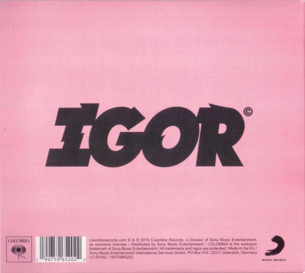 TYLER THE CREATOR - IGOR (2019) - CD HIP HOP  DIGIPACK AMBALAJINDA SIFIR