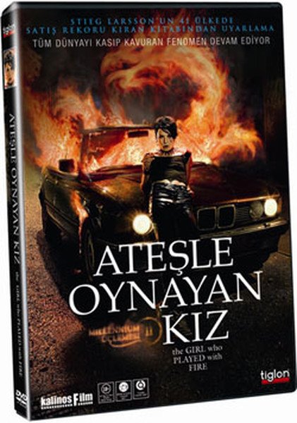 ATEŞLE OYNAYAN KIZ - THE GIRL WHO PLAYED WITH FIRE - DANIEL ALFREDSON - DVD SIFIR (STIEG LARSSON)
