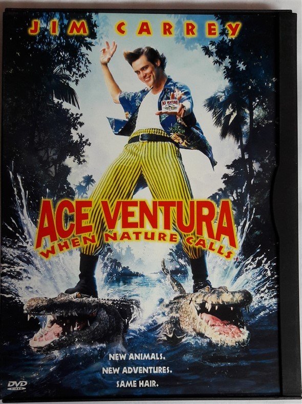 ACE VENTURA WHEN NATURE CALLS - JIM CARREY - SNAPCASE DVD 2.EL