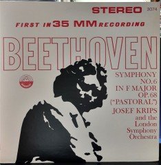 BEETHOVEN: SYMPHONY NO.6, LONDON SYMPHONY ORCHESTRA, JOSEF KRIPS - PLAK 2.EL