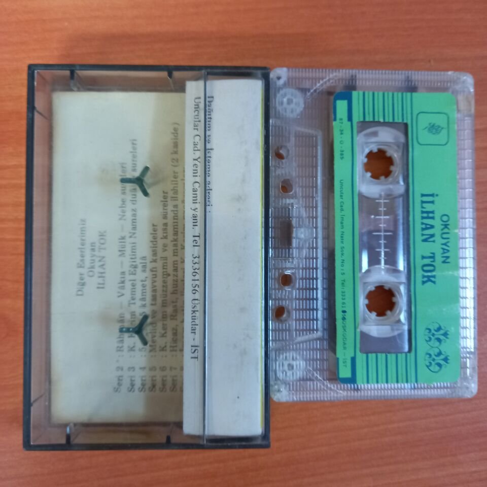 İLHAN TOK - YASİN, MÜLK, RAHMAN, VAKİA, NEB'E SURELERİ (1987) - KASET 2.EL