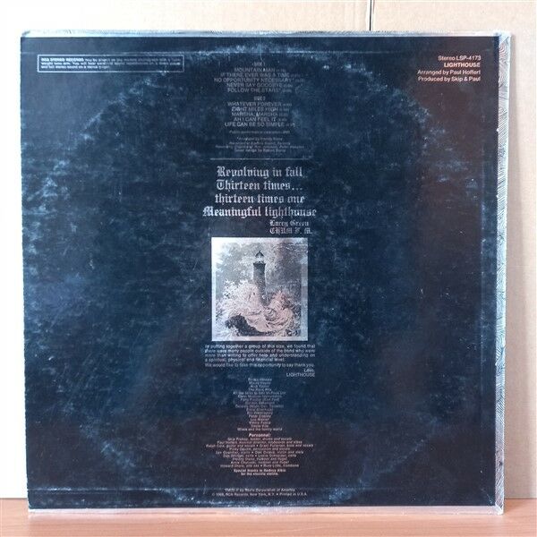 LIGHTHOUSE – LIGHTHOUSE (1969) - LP 2.EL PLAK