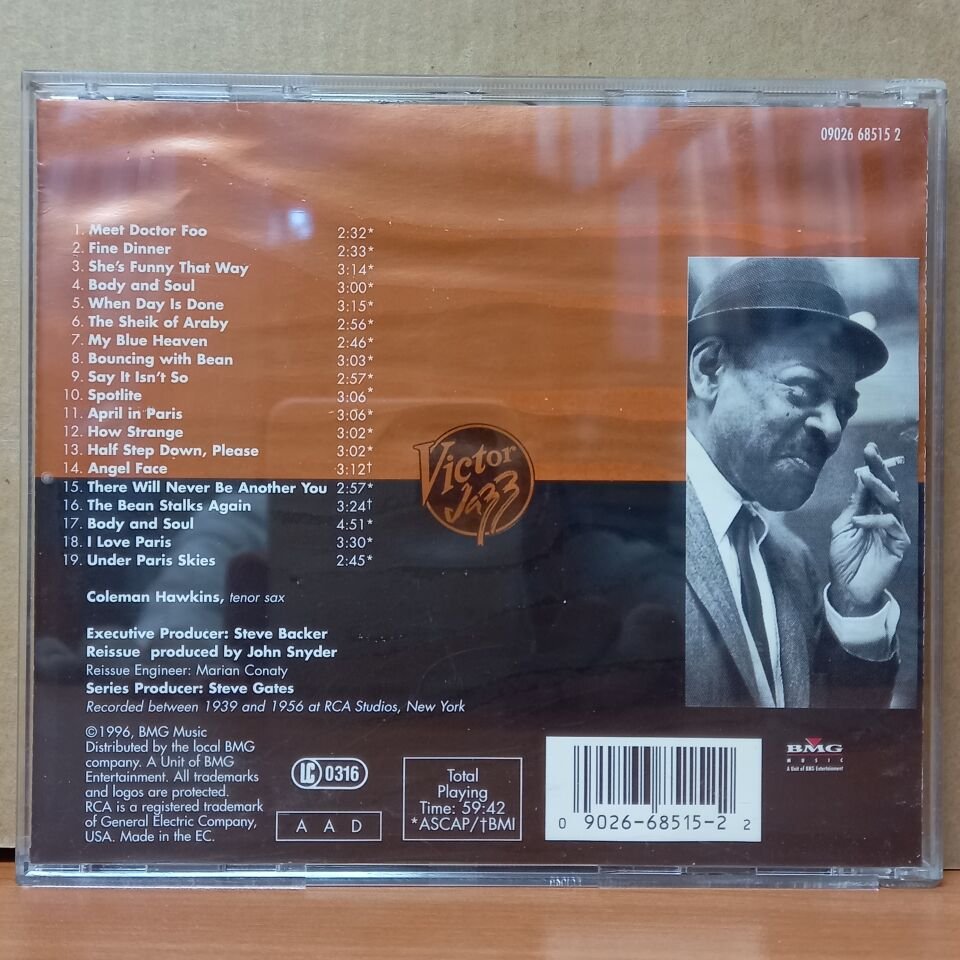 COLEMAN HAWKINS – BODY AND SOUL (1996) - CD 2.EL