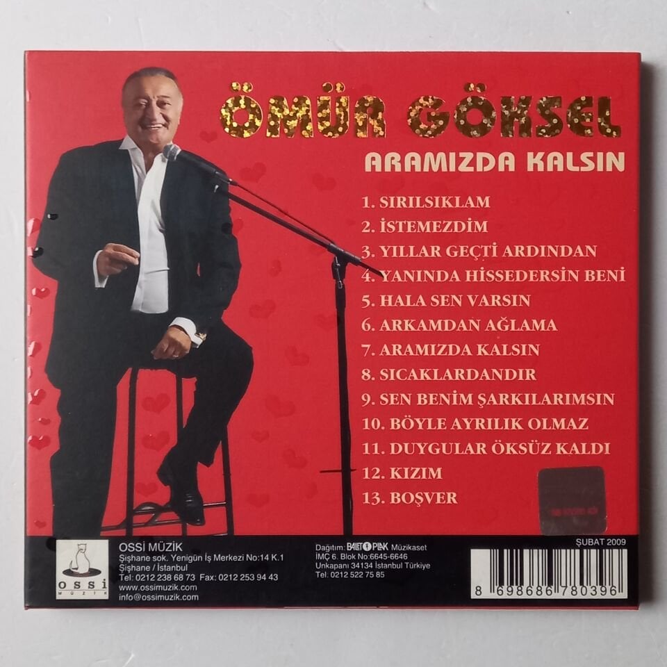 ÖMÜR GÖKSEL – ARAMIZDA KALSIN (2009) - CD DIGIPAK 2.EL