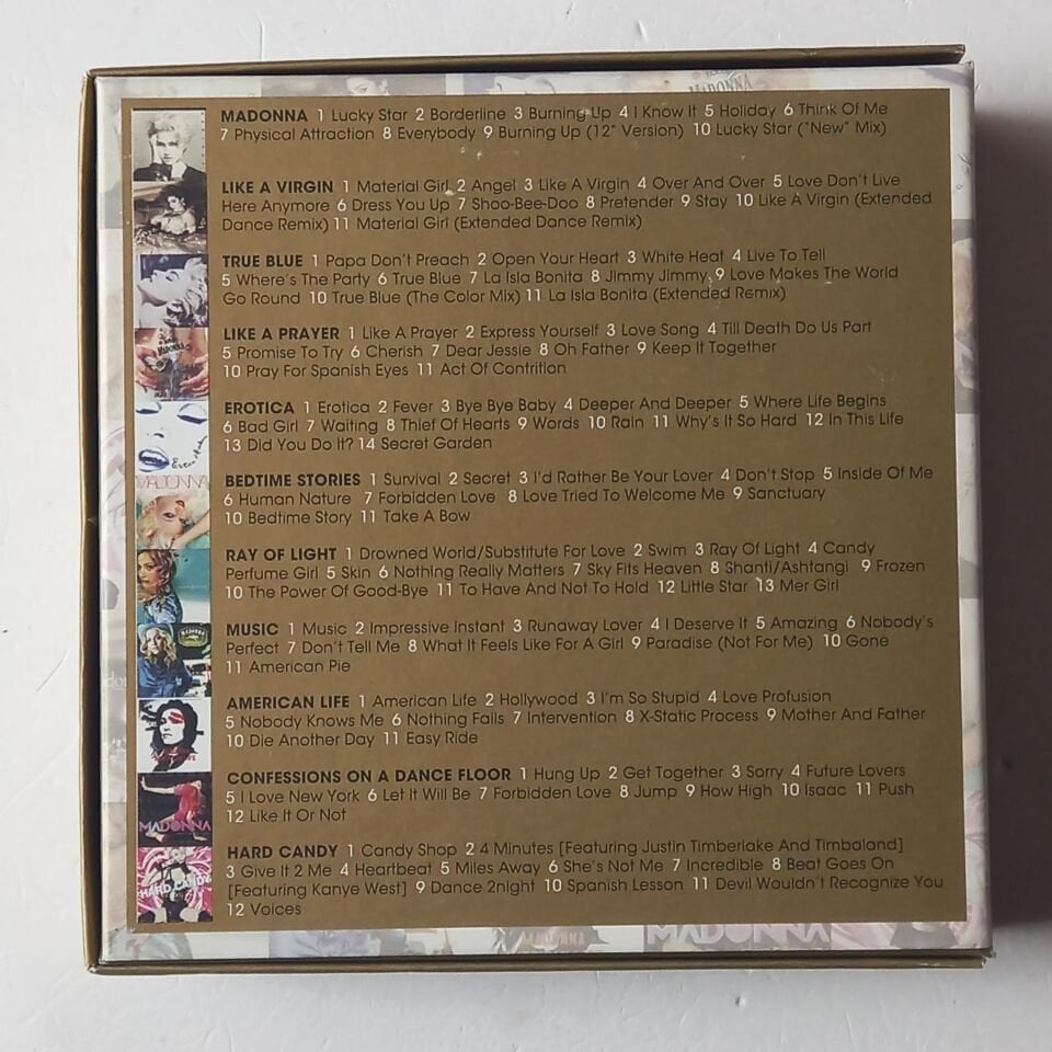 MADONNA – THE COMPLETE STUDIO ALBUMS 1983 - 2008 (2012) - 11CD BOX SET 2.EL