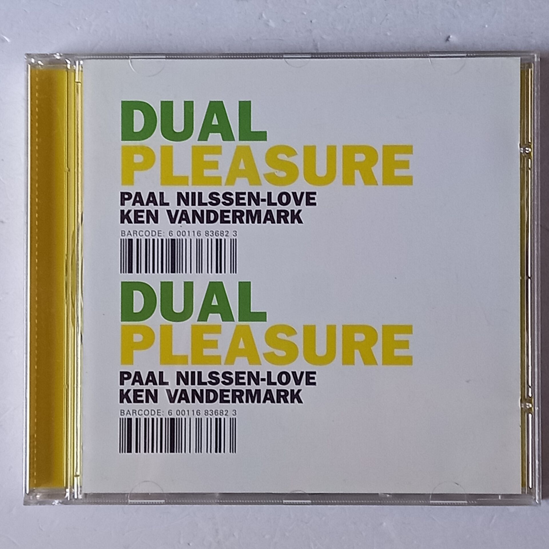 PAAL NILSSEN-LOVE, KEN VANDERMARK – DUAL PLEASURE (2002) - CD 2.EL