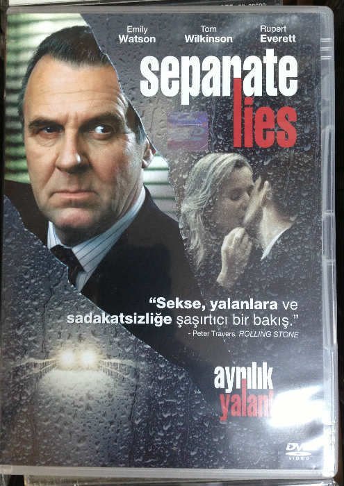 SEPARATE LIES - AYRILIK YALANLARI - EMILY WATSON - TOM WILKINSON - DVD 2.EL