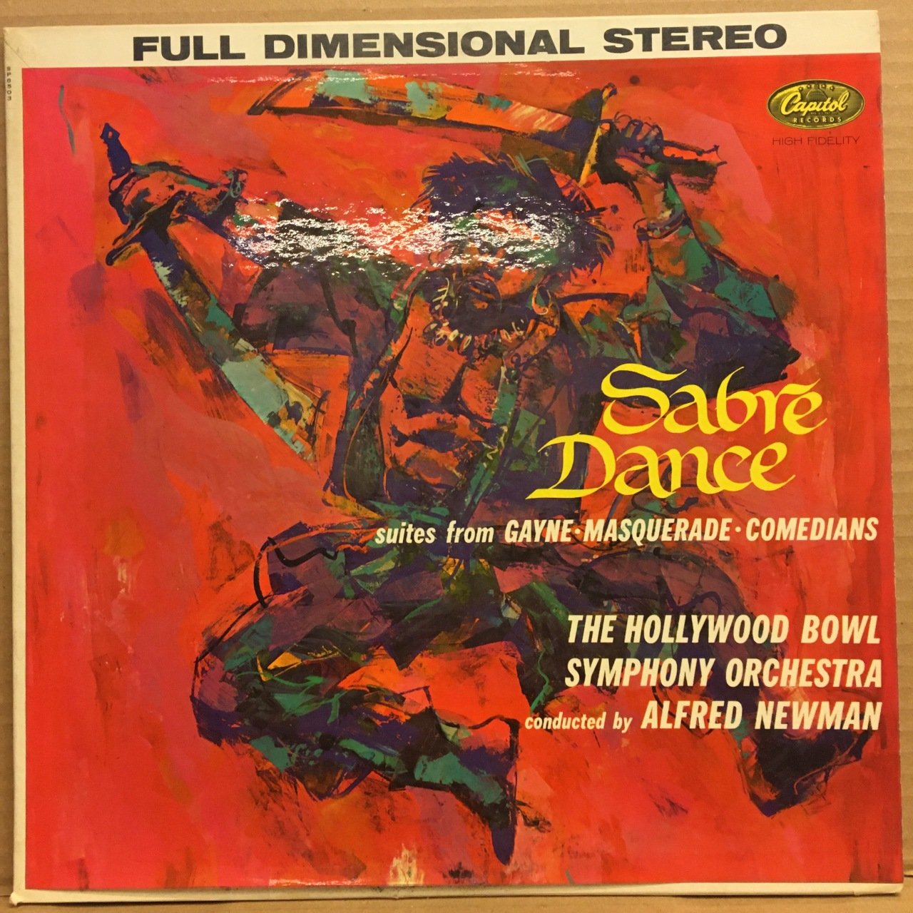 KHACHATURIAN - GAYNE MASQUERADE COMEDIANS SUITS HOLLYWOOD BOWL ORC. (1959) 2.EL PLAK