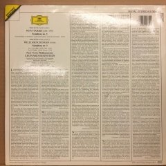 ROY HARRIS - SYM. NO 3 / WILLIAM SCHUMAN SYM.NO.3 BERNSTEIN 1987 2.EL PLAK